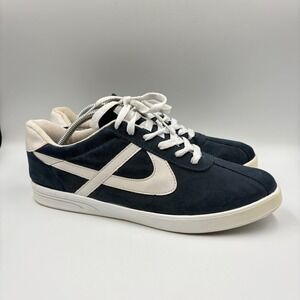 Panam Sneakers Mens 10 Navy Blue Good‎ Suede Low Top Classic Trainers